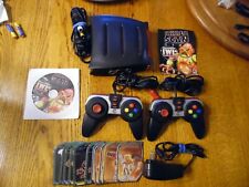 Mattel Hyperscan w/ 2 Controllers, X-Men & IWL Wrestling Games & 12 Cards Tested