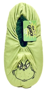 1 Pair Bioworld Dr Seuss The Grinch Slipper Socks Soft & Fuzzy OSFA - Picture 1 of 1