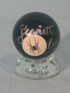 Signiert JEANETTE LEE, Black Widow Logo Billard Pool Eight 8-Ball handsigniert #1 - Bild 1 von 9