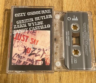 Ozzy Osbourne Just Say Ozzy Cassette Tape 1990 CBS- Near Mint - Image 1 of 3
