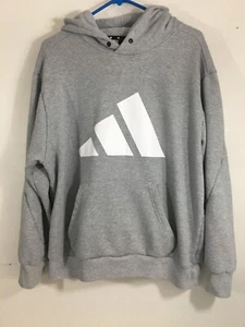 MENS ADIDAS GREY HOODIE SZ XL - Bild 1 von 5