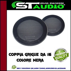 Coppia 6.5" griglia altoparlante 16cm. retine protezione MEDIO BASSO MID 160mm. - Foto 1 di 4