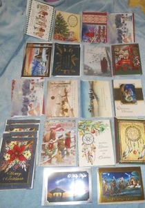 28 BOYS RANCH StJo's GOLD FOIL CHRISTMAS Cards Envelopes Nativity Magi Christian - Picture 1 of 6