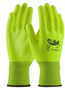 G-Tek Hi Vis Handschuhe, 33-425LX X-Large (12er Pack) - Bild 1 von 2