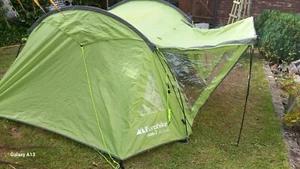Eurohike Ribble 2 Waterproof Lightweight 2 Person Tent with Sewn in Groundsheet - Picture 1 of 22