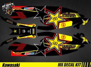 Kit Déco pour / Decal Kit for Jet Ski Kawasaki 800 Sxr - RockStar - Imagen 1 de 1