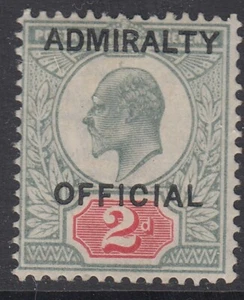 SG O104 2d gelblich-grün Admiralität Offiziell. Leicht montierte postfrische KATZE 350£... - Bild 1 von 2