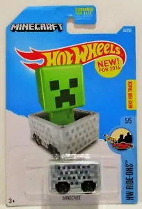 Hot Wheels 2016 serie base minecart grigio #70 / 250 - Foto 1 di 5