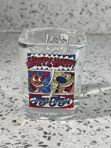 Nickelodeon Ren & Stimpy Cartoon Square Shot Glass - Picture 1 of 3