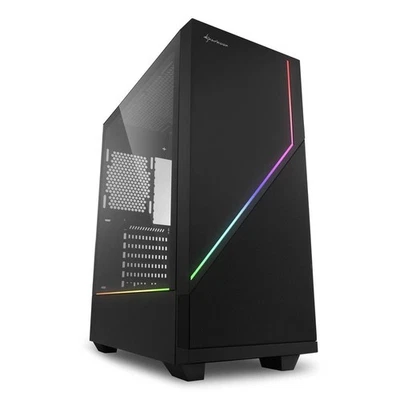 Sharkoon Case Torre Midi ATX RGB Nero con Ventole da 120 mm - Immagine 1 di 4