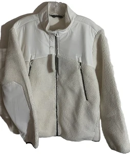 Alpine Design Men's Sherpa Jacket Bright White - Large - O6 - Picture 1 of 2
