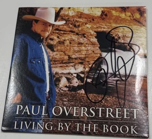 AUTOGRAPHED OP Paul Overstreet “Living By The Book” 1999 Scarlet Moon 5th CD! - Bild 1 von 4