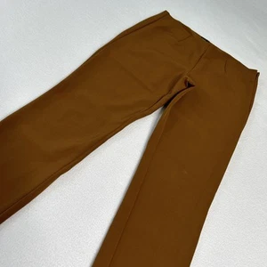 Theory Women's Size 2 Belisa Mandatory Side Zip Pants Nylon Blend Light Brown - Picture 1 of 10