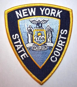 New York State Courts Old Style Patch - FREE Tracked US Shipping! - Picture 1 of 1