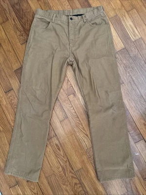 Dickies Fleece Lined Utility Pants 34x32 Pants Beige Work Wear Hunting Men’s - Image 1 of 4