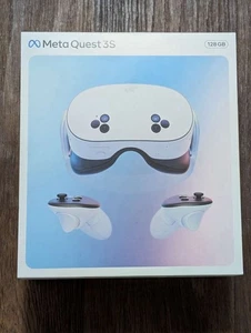 Meta Quest 3 128GB Standalone All-in-One VR Headset W/ Controllers Never Opened - Picture 1 of 7
