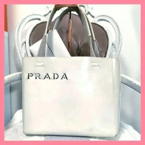 【Popular Item】 Prada All-Leather Shoulder Tote Bag with Pouch! - Picture 1 of 6