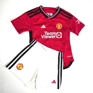 Adidas Manchester United 2023/2024 Home Football Kit - Hombre Utd - Talla 3-4 años - Imagen 1 de 8