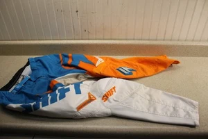 Pantalones Gear Shift Racing Talla 36 MX Azul y Naranja 7843 G1 - Imagen 1 de 10