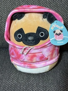 Felpa con cappuccio Squishmallows Squad 8 pollici peluche | Prince The Carl - Foto 1 di 2