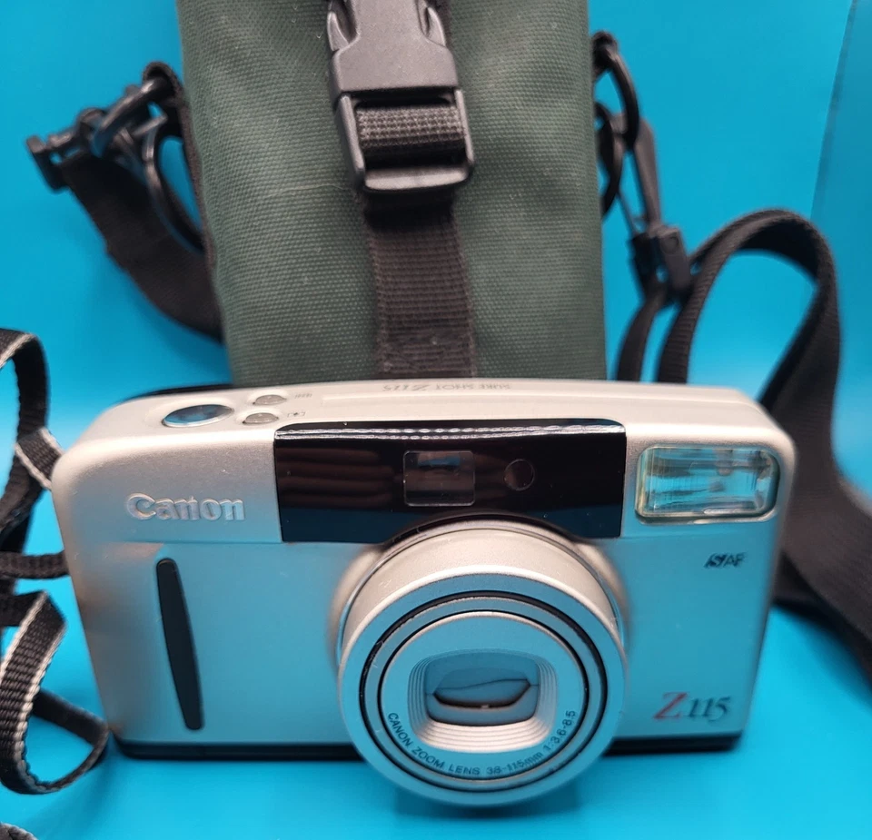 Canon Sure Shot Z115 Point & Shoot 35mm Film Camera Tested w Bag  - Works - Image 1 of 4