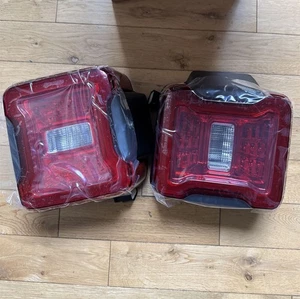 Left &Right LED Tail Lights Assembly w/o Blind Spot For 2018-24 Jeep Wrangler JL - Picture 1 of 17