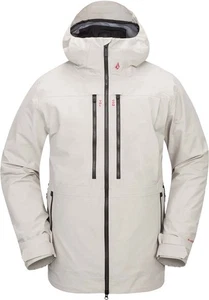 Volcom Gore-Tex Guide Hooded Ski Snowboard Jacket Men's XL Stone Gray X-Large - Picture 1 of 5