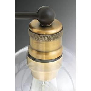 Progress Lighting Hansford P300051-020 2-Light Vanity with Clear Glass Shades - Picture 1 of 9