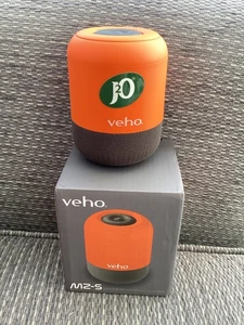 Rechargeable Bluetooth Speaker with USB Adapter VEHO 12 hours Playback Orange - Picture 1 of 5