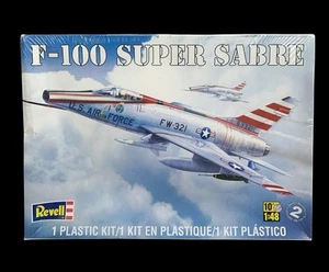 1/48 Revell USAF F-100 Super Sabre Plastic Model Kit Jet Plane Sealed - Picture 1 of 5
