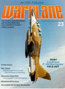 WARPLANE 23 LOCKHEED F-104 STARFIGHTER USAF RCAF LUFTWA - Picture 1 of 1