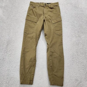 Pantalone grezzo G Star donna 30x30 (veste 30x28) verde alto forma G cargo skinny - Foto 1 di 18