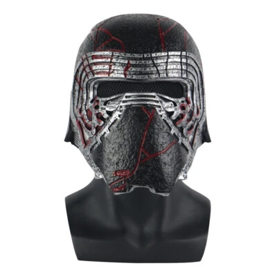 New Kylo Ren Helmet Cosplay Star Wars 9 The Rise of Skywalker   Mask Props PVC - Image 1 of 4
