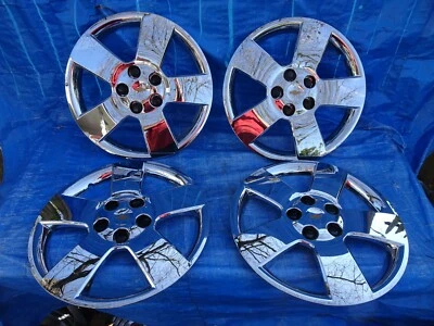 NEW 2006-2011 CHEVROLET HHR flat spoke16"wheel chrome  Hubcap Wheel cover SET   - Image 1 of 4