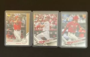 Jesse Winker - 3 Rookie Card Lot 2017 Topps Update USS-8, Chrome 74, HMW67 - Picture 1 of 7