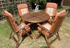 Hard Wood Table & Chairs - Garden Furniture
