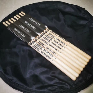 4 Pairs Drum Sticks Size 7A American Maple Wood (About 90 grams for a pair) - Picture 1 of 3