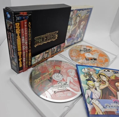 ONE PIECE OST Best Album Second Piece Japan 1st Limited Box CD+DVD w/Booklet OBI - Image 1 of 4