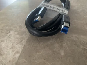 6ft SuperSpeed USB 3.0 Type A to B Male Cable for Cameras/Printers/Scanners - Picture 1 of 2