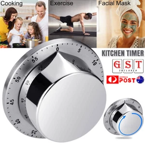 Mechanical Kitchen Timer Stopwatch Countdown Alarm Magnetic Rotate Work Sports - Picture 1 of 12