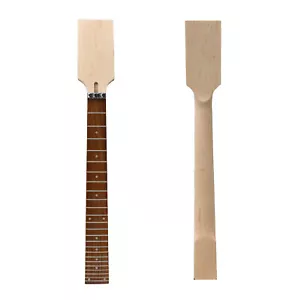 24 fret Guitar Neck 25.5inch 7String Maple Rosewood Fretboard Blank Wide Paddle - Picture 1 of 12
