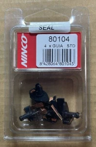 Ninco guía estándar (4u) 80104 con trencilla PRO Scalextric Exin OSC MSC GOM SRC - Imagen 1 de 4