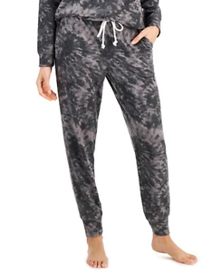 Womens Super Soft Jogger Pajama Pants Grey Tie Dye Size Small JENNI $34 - NWT - Picture 1 of 2