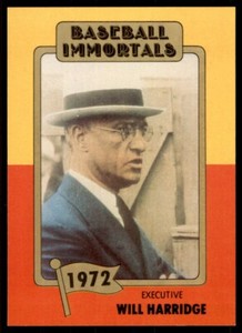 1980 SSPC HOF - 1ST PRINTING - #130 WILL HARRIDGE