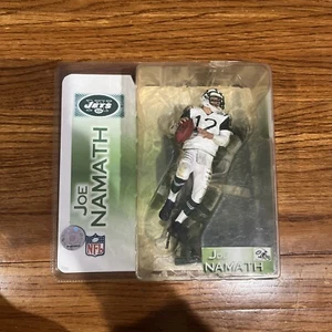 NFL Custom McFarlane Joe Namath NY Jets Figurine In Package White Jersey - Picture 1 of 8