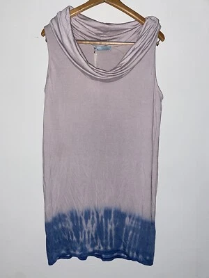 Vestido Chatoyant Elástico Tie Dye Capucha Cuello Hasta la Rodilla - Talla L - Nuevo con Etiquetas Foto 1 de 4