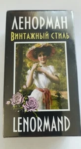 Tarot cards desk Marie Lenormand Vintage style 36+36 Cards Russian. - Picture 1 of 4