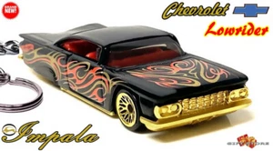 🎁🚦HTF KEYCHAIN 59/60 BLACK CHEVY IMPALA LOWRIDER CUSTOM Ltd Ed.💕NICE GIFT💕🎁 - Picture 1 of 7