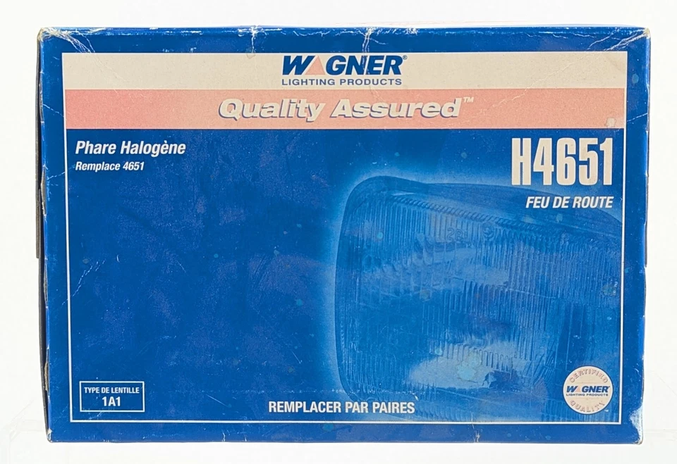 Conjunto de faros de haz sellado Wagner 4651 para GMC Chevy Pontiac Oldsmobile Foto 1 de 4