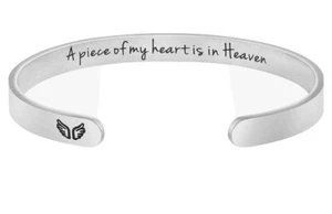 You Are The Love Of My Life Cuff Bracelet - Stainless Steel Cuff - Adjustable  - Picture 1 of 2